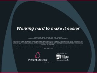 Pinsent Masons LLP London, United Kingdom Office