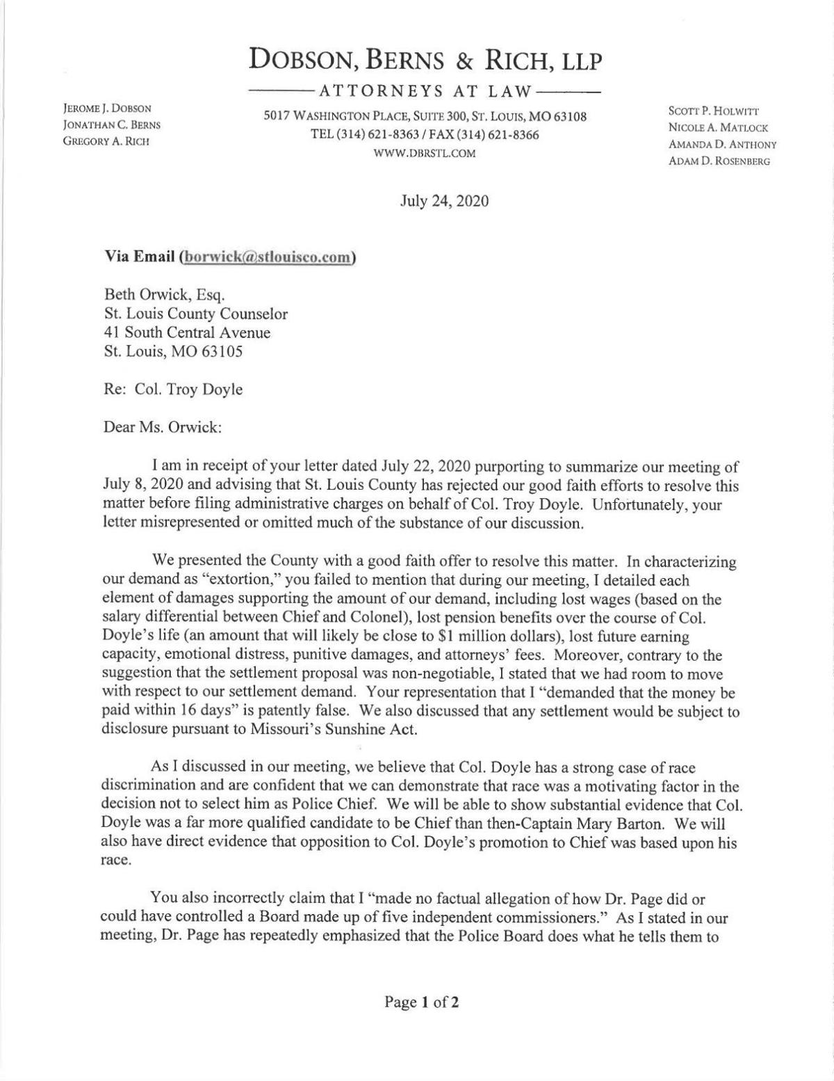 Dobson, Berns & Rich, LLP St. Louis, United States Office