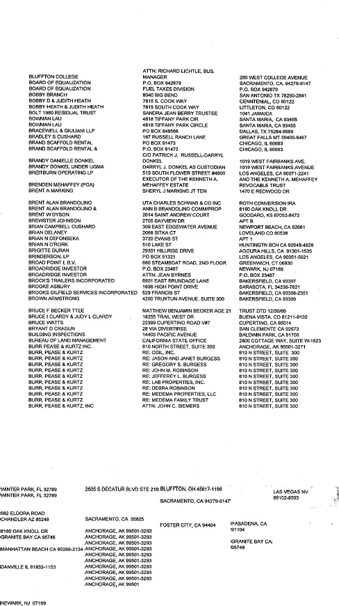 Burr, Pease & Kurtz A Professional Corporation Anchorage, AK Office