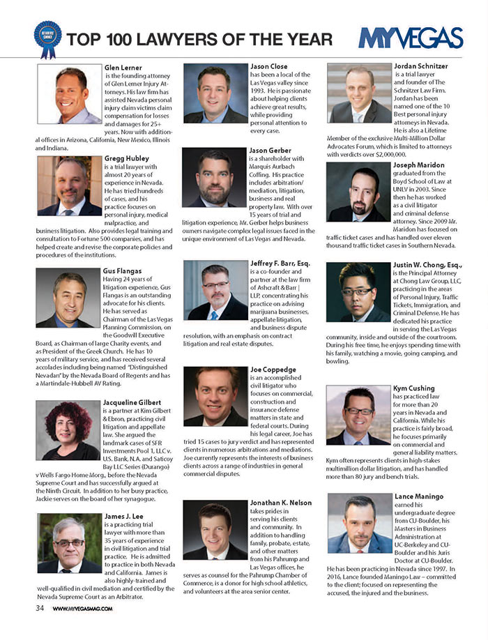 Gilbert Employment Law, P.C Las Vegas, NV Office