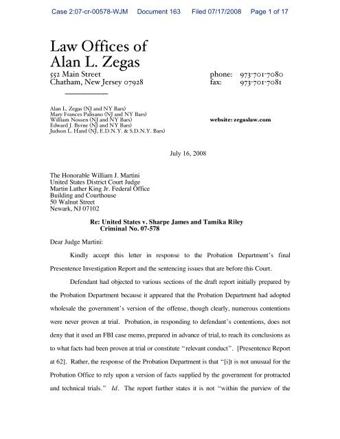 Alan L. Zegas and Associates Chatham, NJ Office