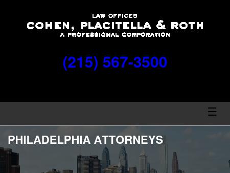 Cohen, Placitella & Roth, P.C Red Bank, NJ Office
