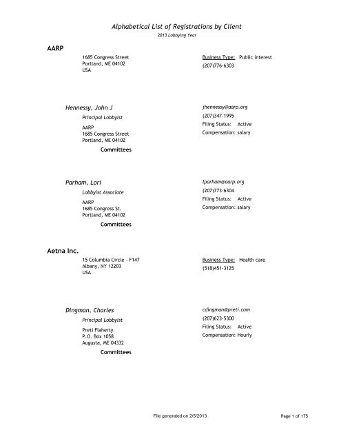 Verrill Dana LLP Augusta, ME Office