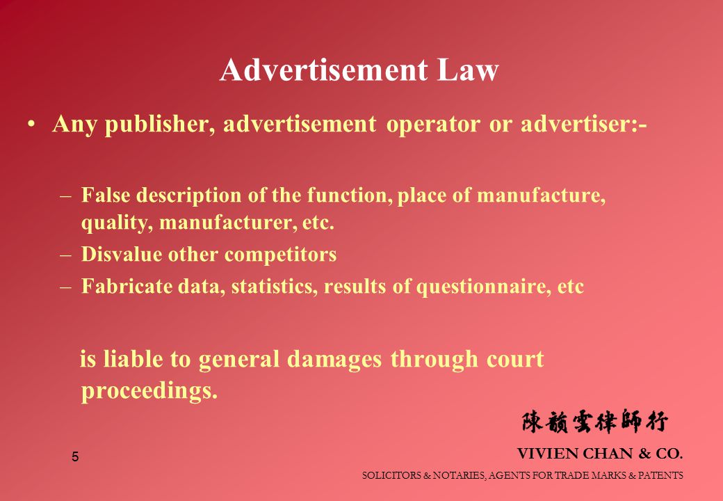 Vivien Chan & Co Shanghai, China Office