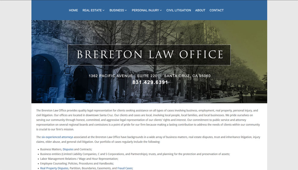 Brereton Law Office Santa Cruz,  Office