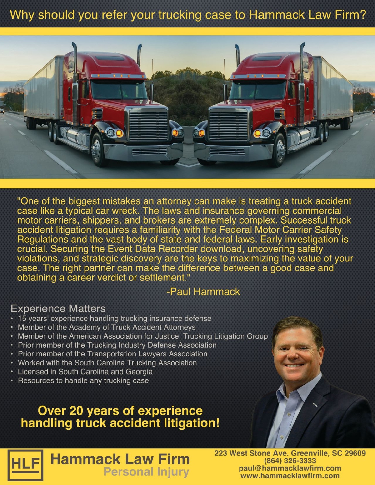 Hammack Law Firm LLC Greenville, SC Office