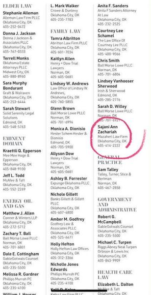 Mazaheri Law Firm Oklahoma City,  Office