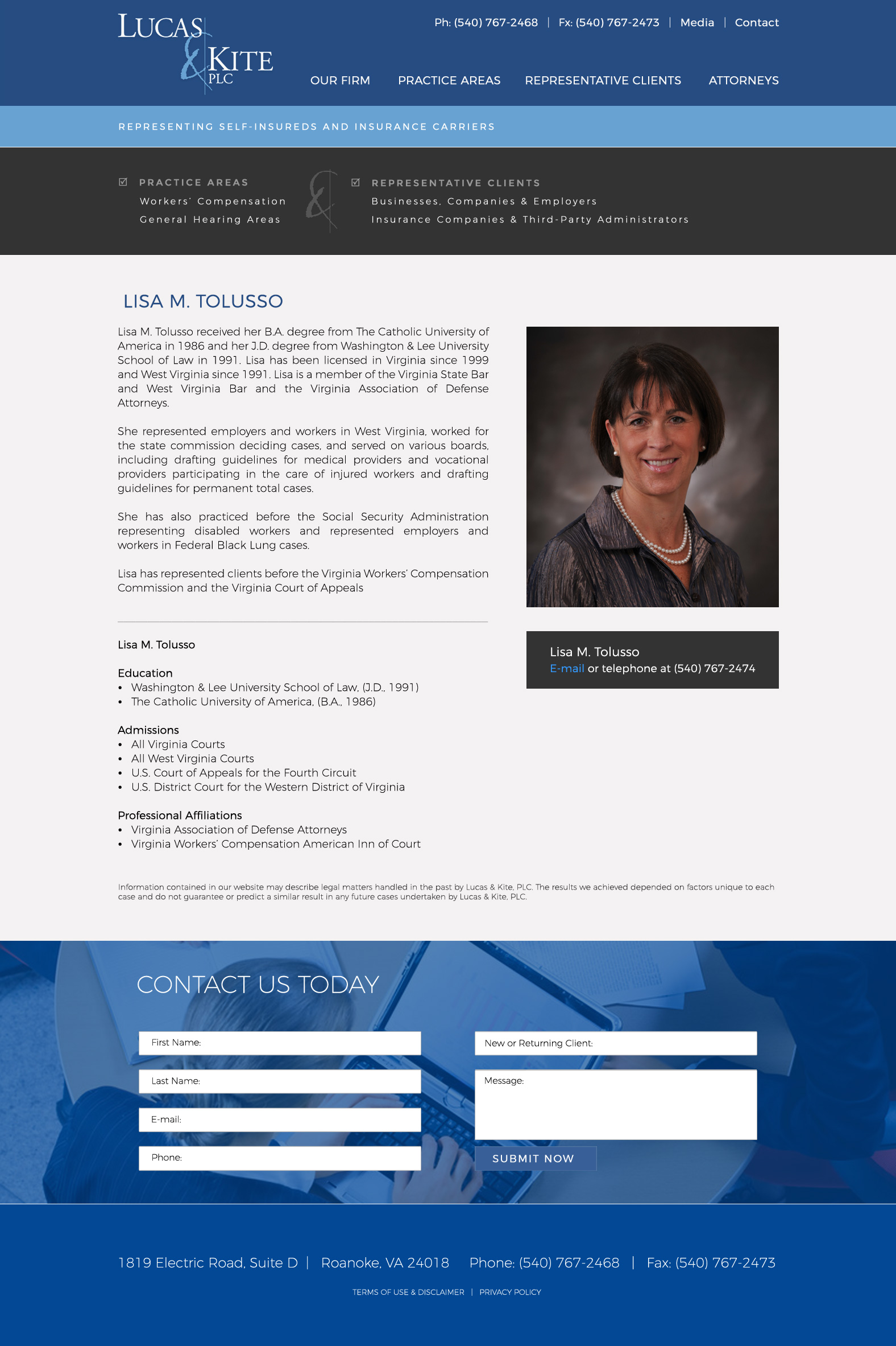 Lucas & Kite, PLC Roanoke, VA Office