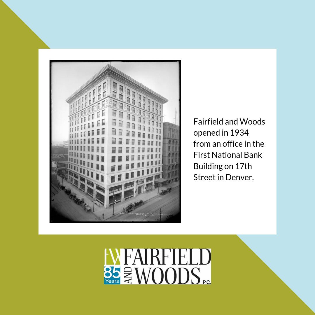Fairfield and Woods P.C Denver, CO Office