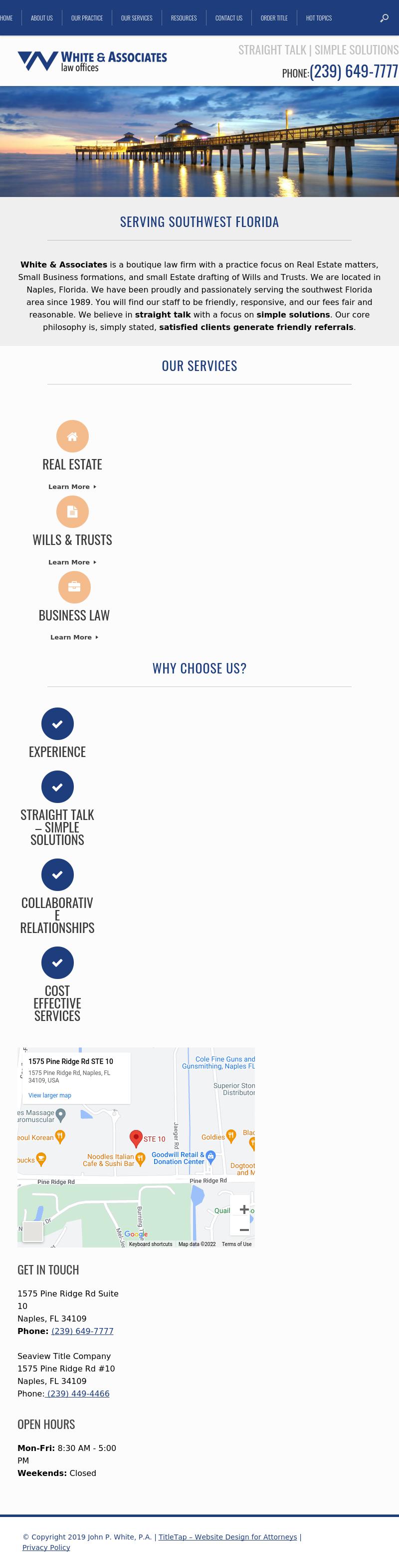 Parrish, White & Yarnell, P.A Naples,  Office