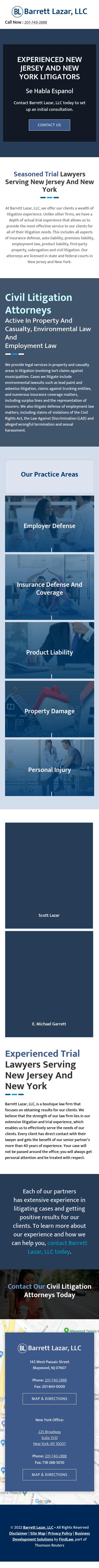 Barrett Lazar, LLC Maywood, NJ Office