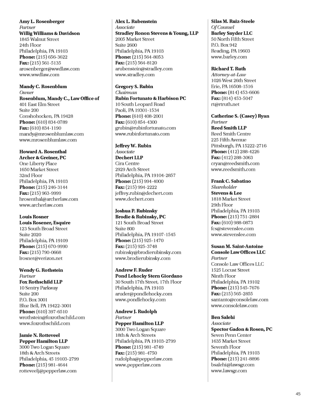 White and Williams LLP Paoli, PA Office