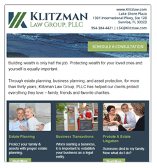Klitzman Law Group, PLLC Weston, FL Office