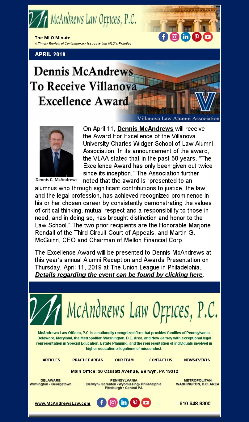 McAndrews Law Offices Berwyn, PA Office