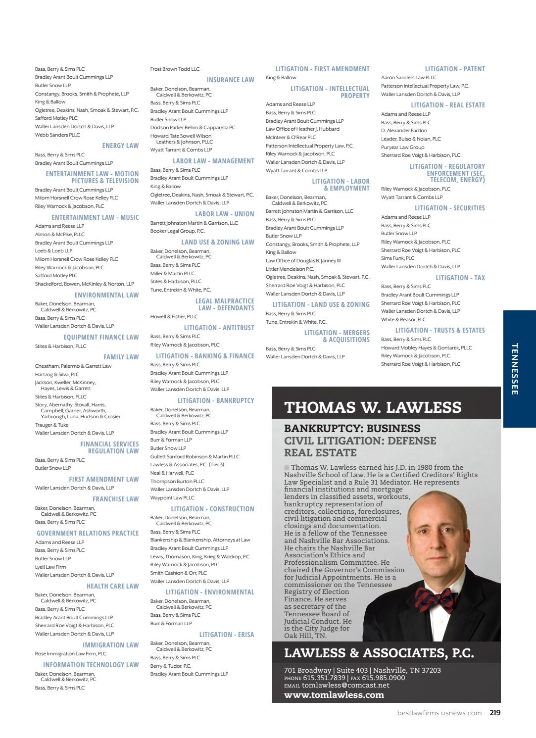 Wyatt Tarrant & Combs LLP Nashville, TN Office