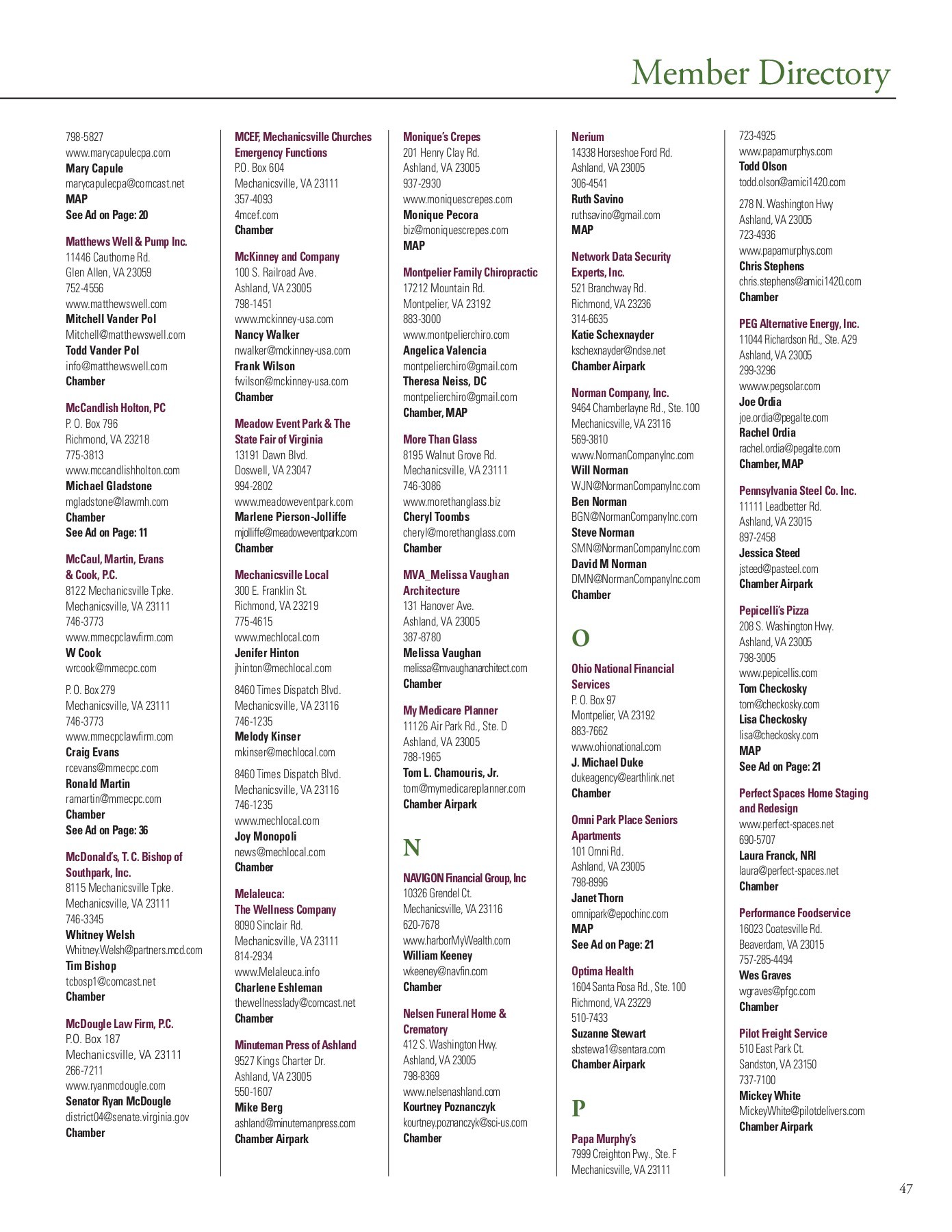 McCaul, Martin, Evans & Cook Mechanicsville, VA Office