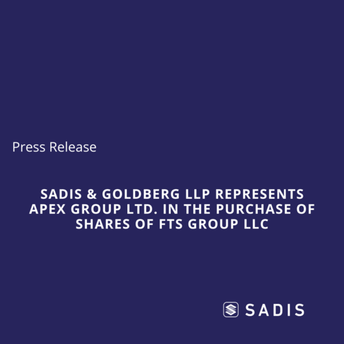 Sadis & Goldberg, LLP New York City, NY Office