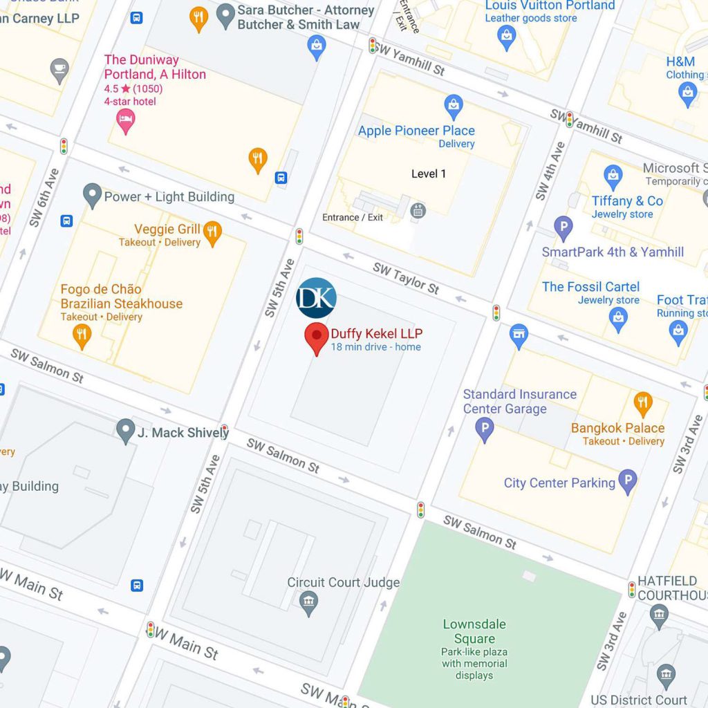 Duffy Kekel LLP Portland, OR Office