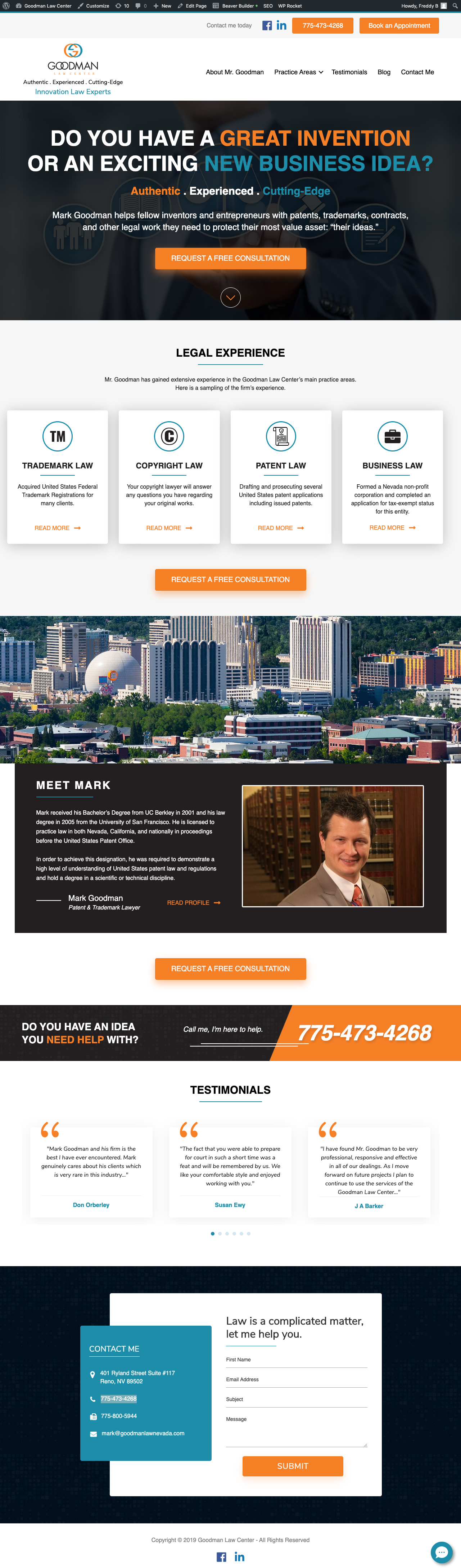 Goodman Law Center Reno,  Office