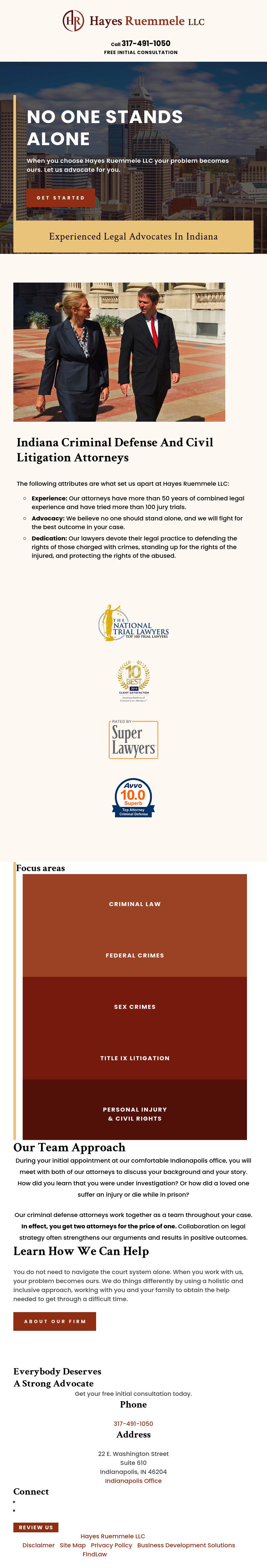 Hayes Ruemmele LLC Indianapolis,  Office