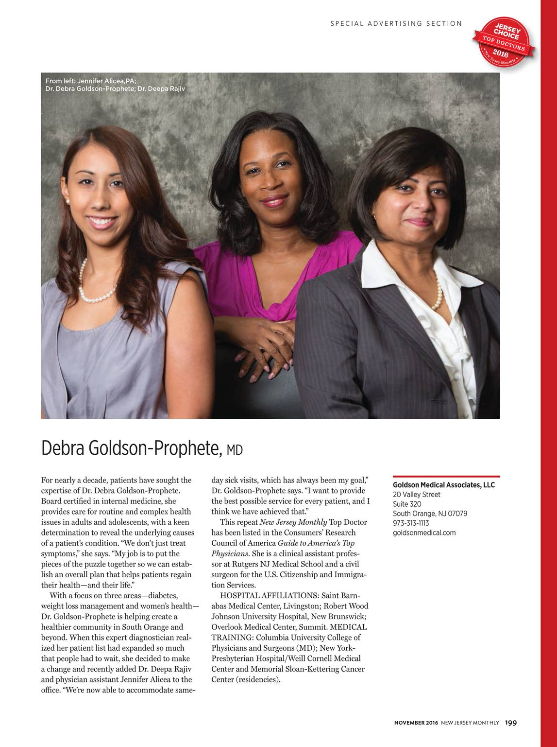 Goldson Medical Associates South Orange,  Office