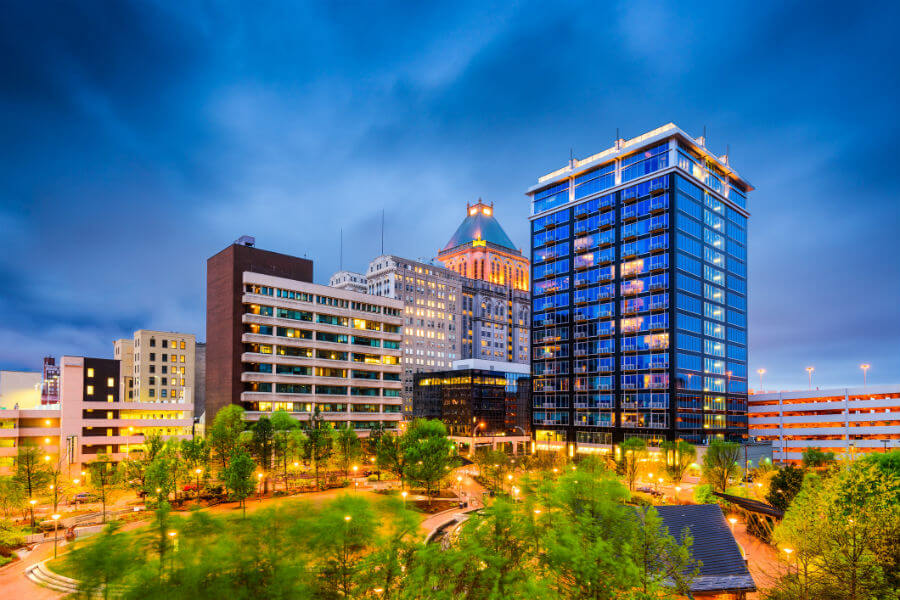 Huggins Law Firm, Greensboro,  Office