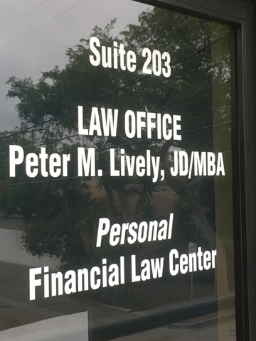 Law Office Of Peter M. Lively Culver City,  Office