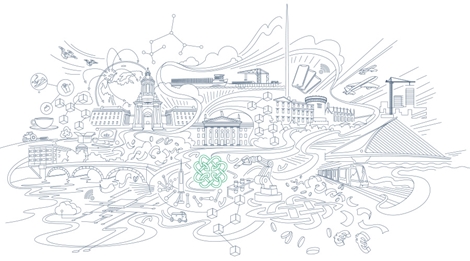 Eugene F. Collins Dublin,  Office