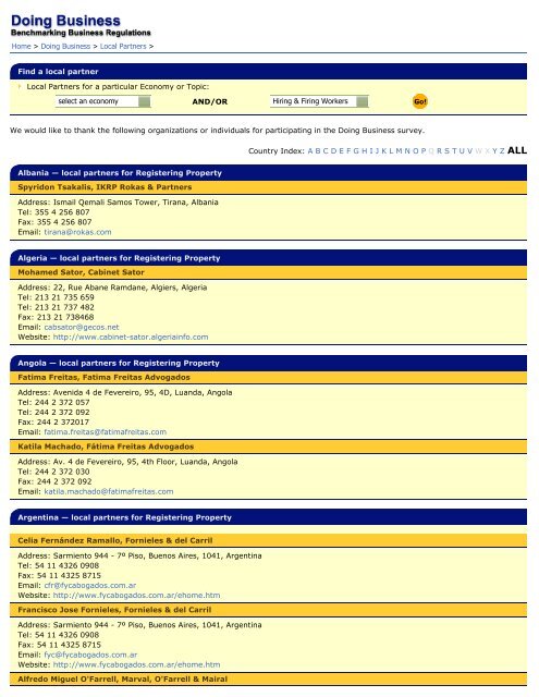 Dentons Baku, Benin Office