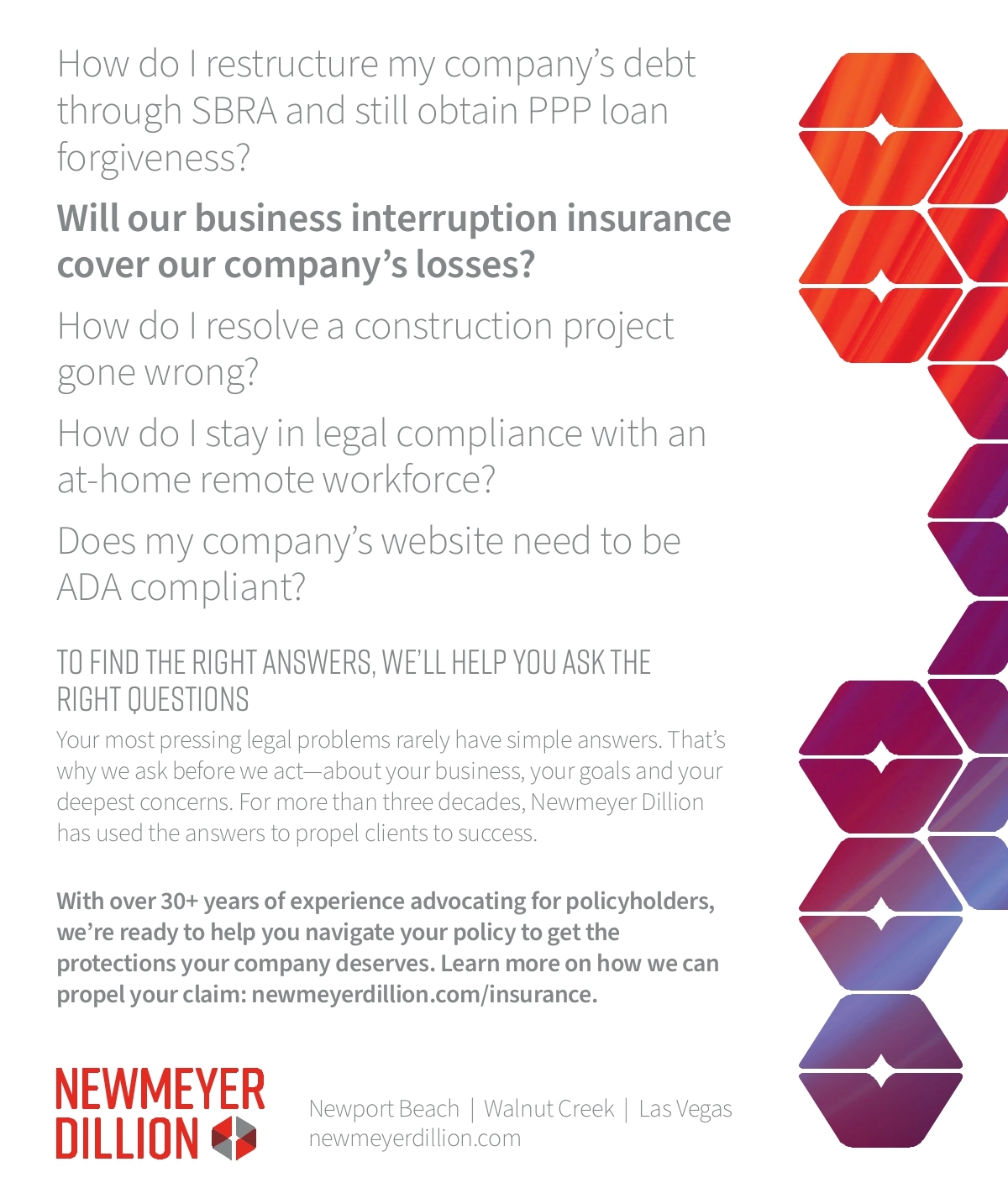 Newmeyer & Dillion Walnut Creek, CA Office