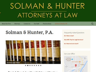 Solman & Hunter Attorneys At Law Caribou, ME Office