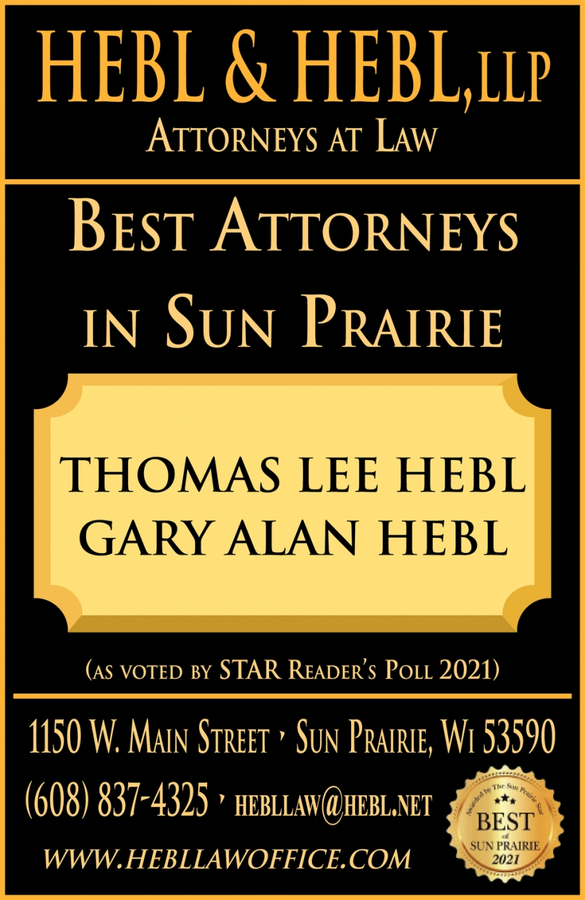 Hebl, Hebl & Ripp, LLP Sun Prairie, WI Office