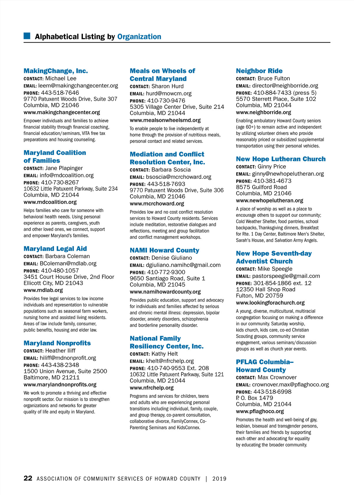 Family Legal Advocacy Group, LLC Columbia,  Office