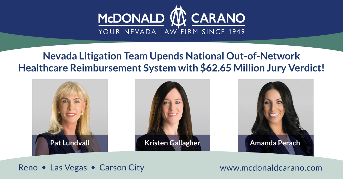 McDonald Carano, LLP Reno, NV Office