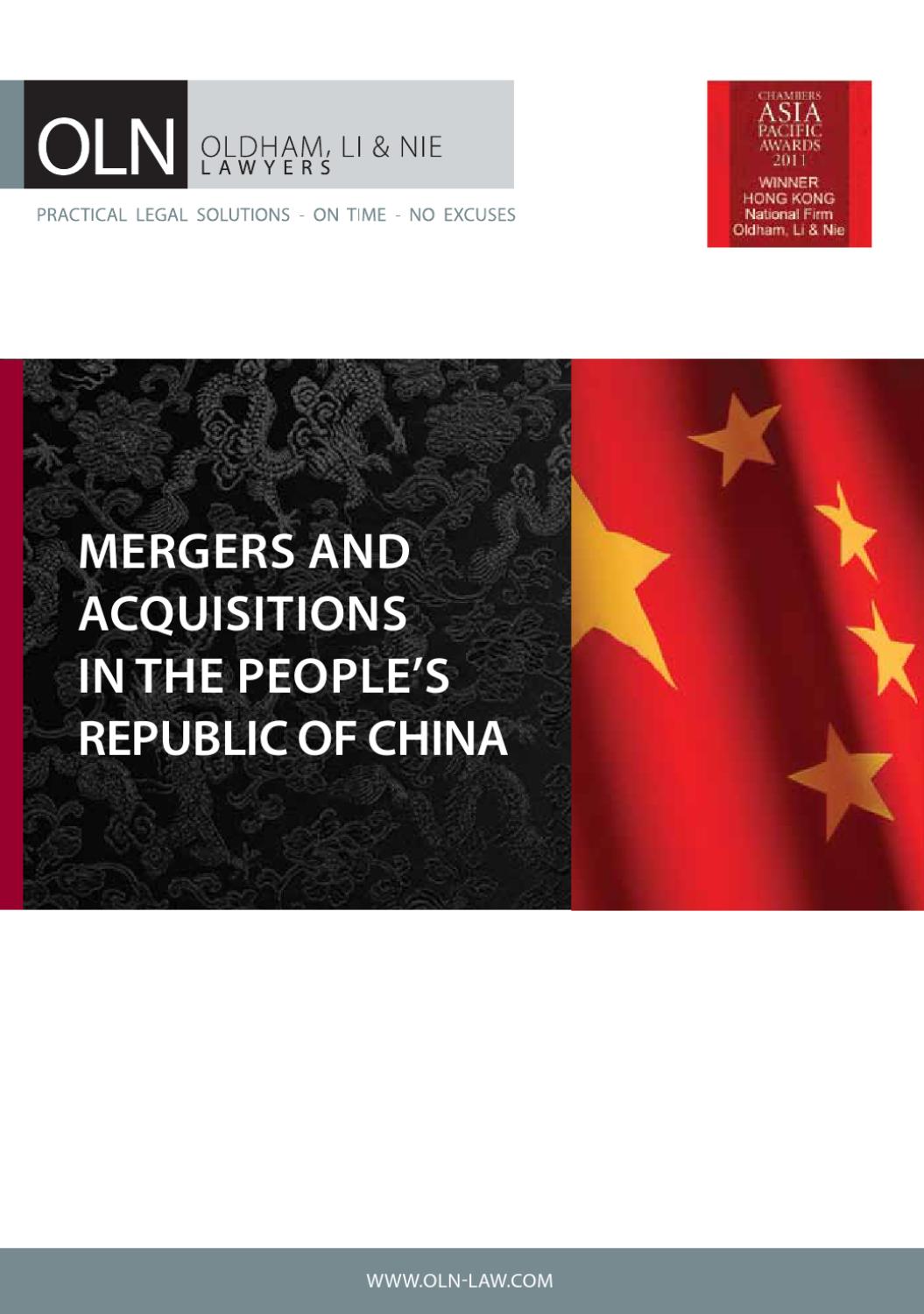 Oldham, Li & Nie Solicitors Shanghai, China Office