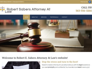 Robert E. Sabers Attorney At Law Dubuque,  Office