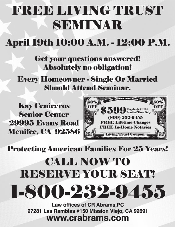 The Law Offices of C.R. Abrams, P.C Mission Viejo, CA Office