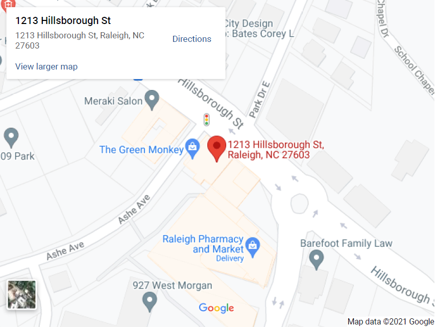 The Law Corner Raleigh, NC Office