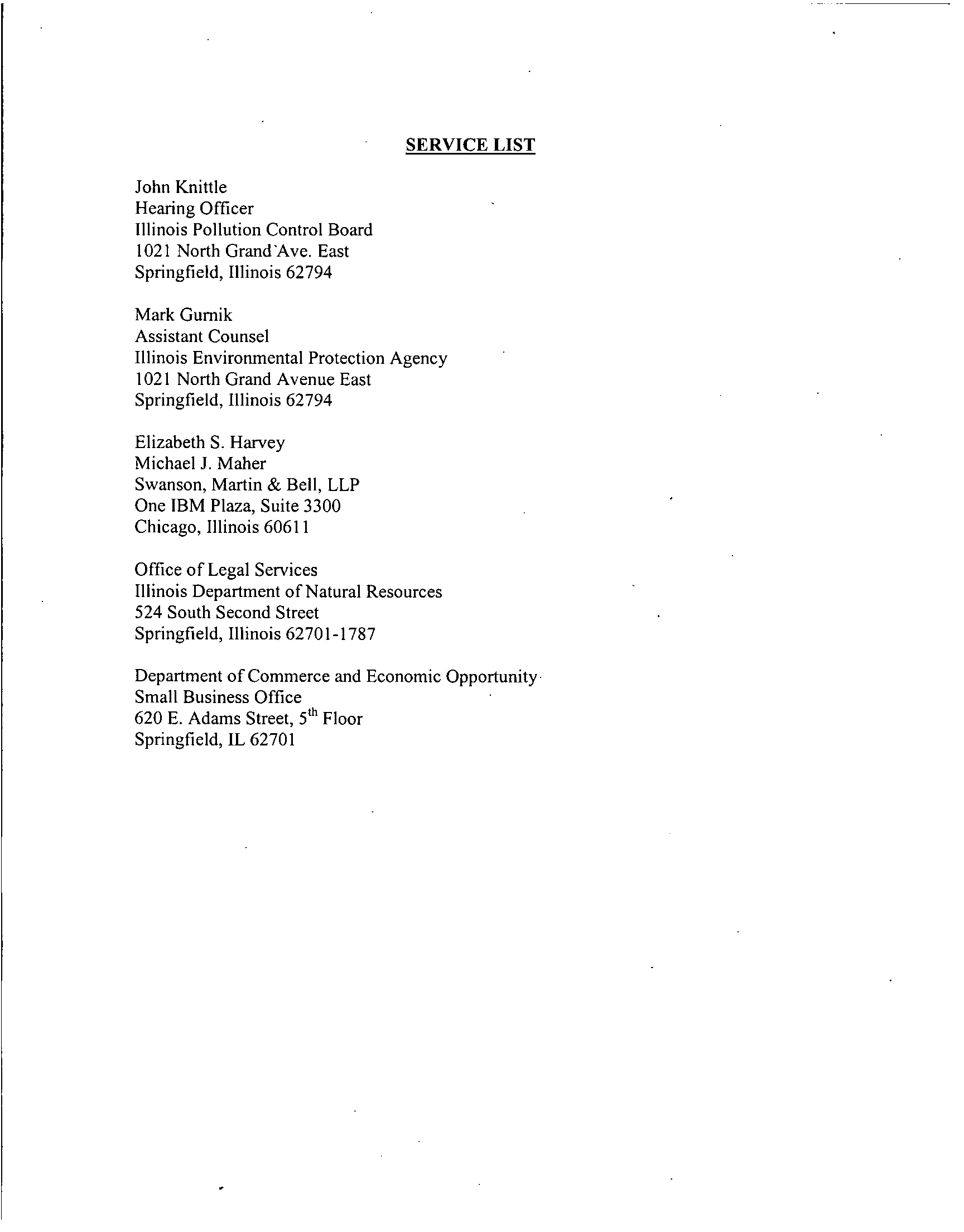 Swanson Martin & Bell LLP Chicago, IL Office