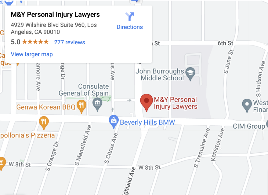 M&Y Personal Injury Lawyers Los Angeles,  Office