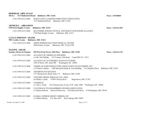 Funk & Bolton, PA Largo, MD Office