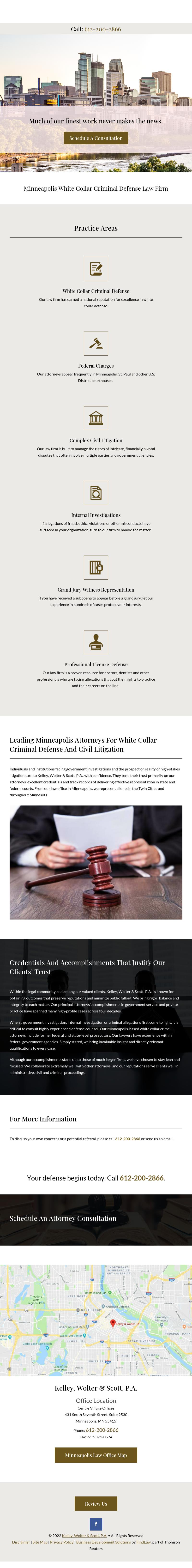 Kelley, Wolter & Scott, PA Minneapolis, MN Office