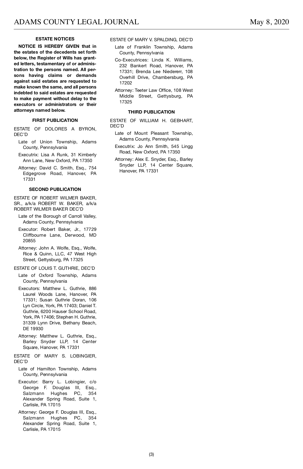 Barley Snyder LLP Hanover, PA Office