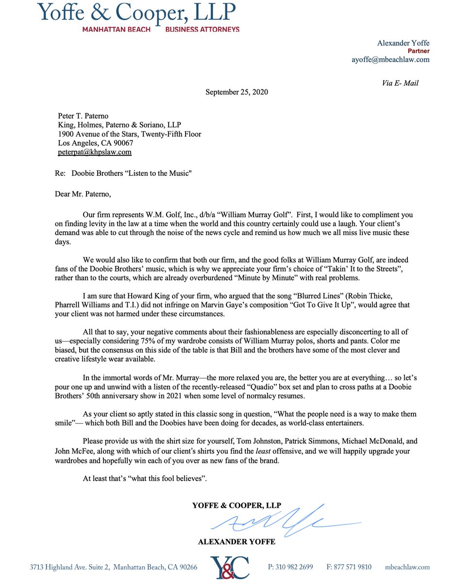 YOFFEE & COOPER LLP Manhattan Beach, CA Office