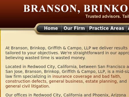 Branson, Brinkop, Griffith & Campo, LLP Redwood City, CA Office