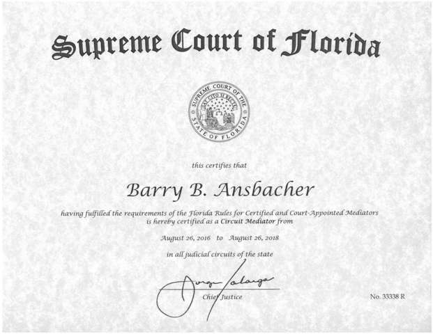 Ansbacher Law Jacksonville, FL Office