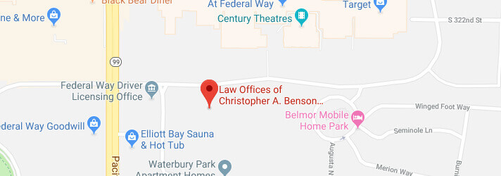 Law Offices of Christopher A. Benson, PLLC Federal Way, WA Office