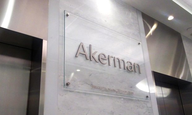Akerman LLP New York City, NY Office