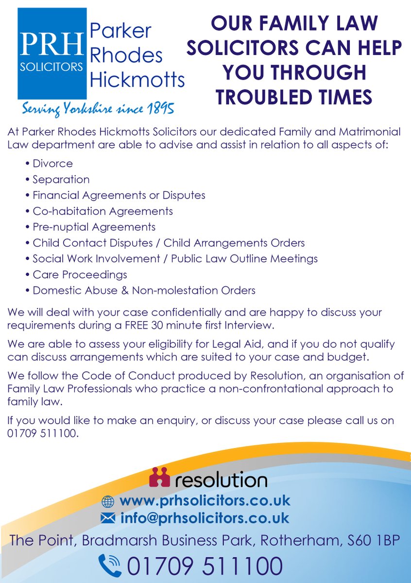 Parker Rhodes Hickmotts Solicitors Rotherham, United Kingdom Office