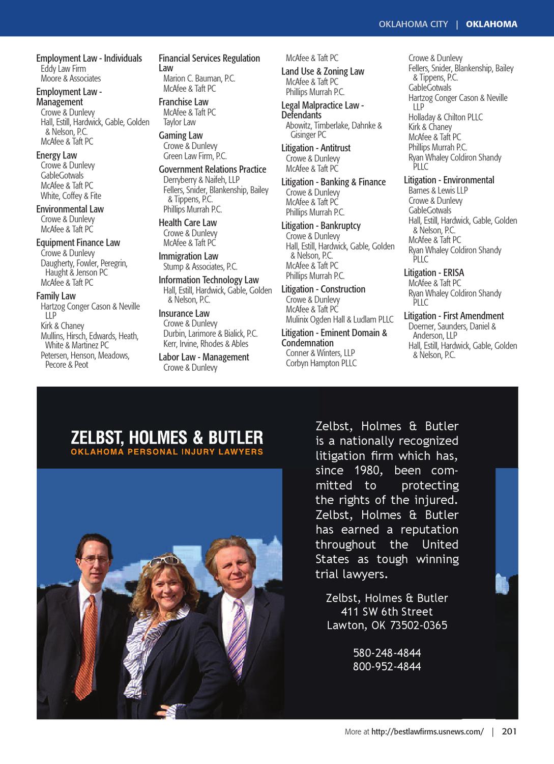 Zelbst, Holmes & Butler Lawton, OK Office